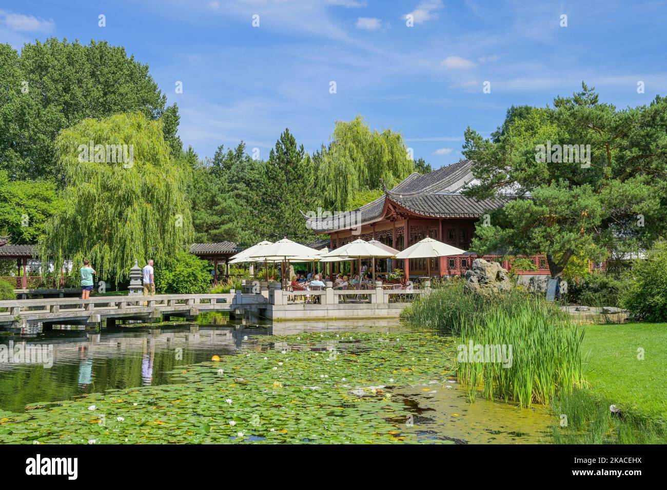 Teehaus, Chinesischer Garten, Gärten der Welt, Marzahn, Berlin