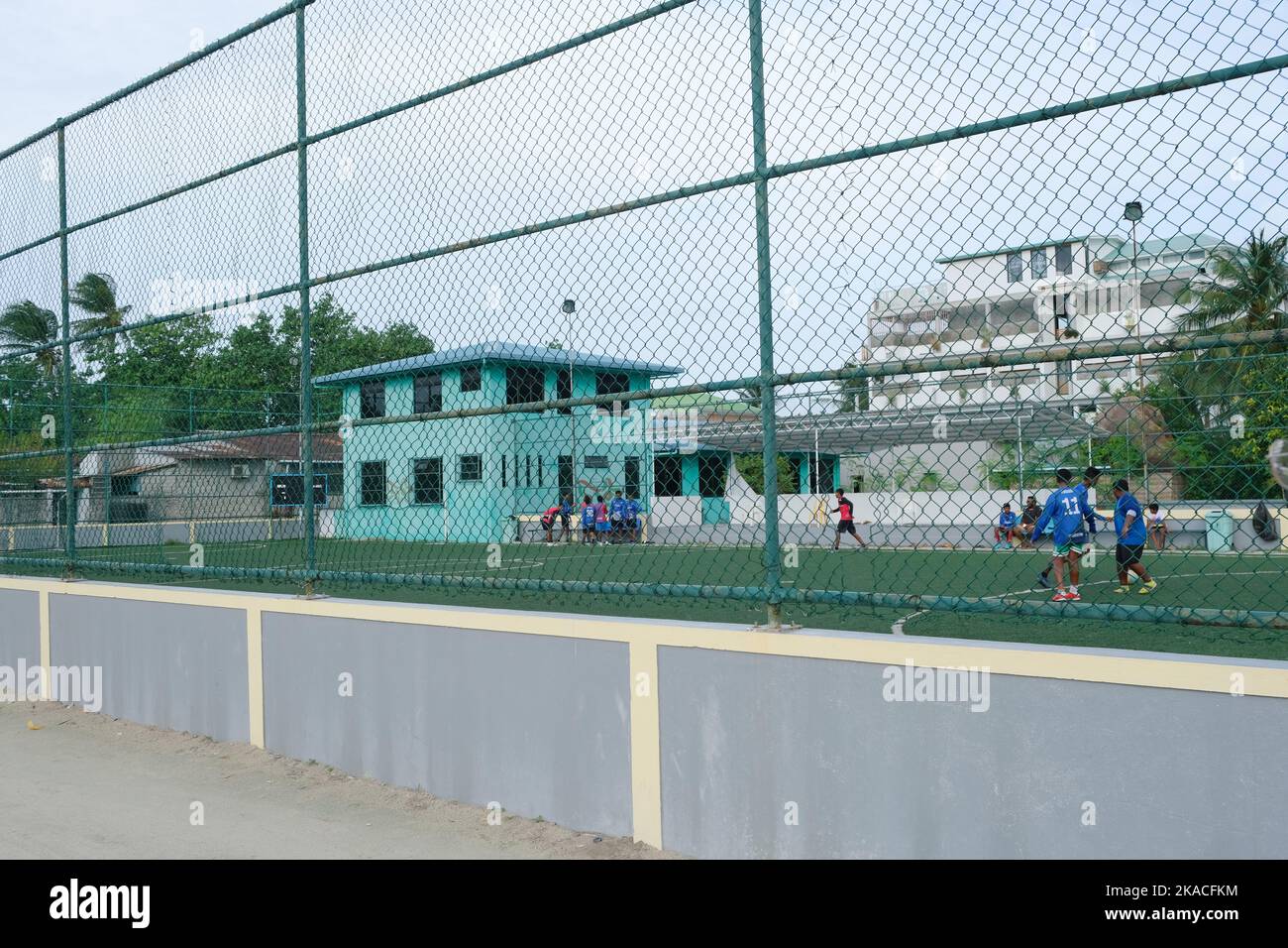 Indian kids playing football hi-res stock photography and images - Alamy