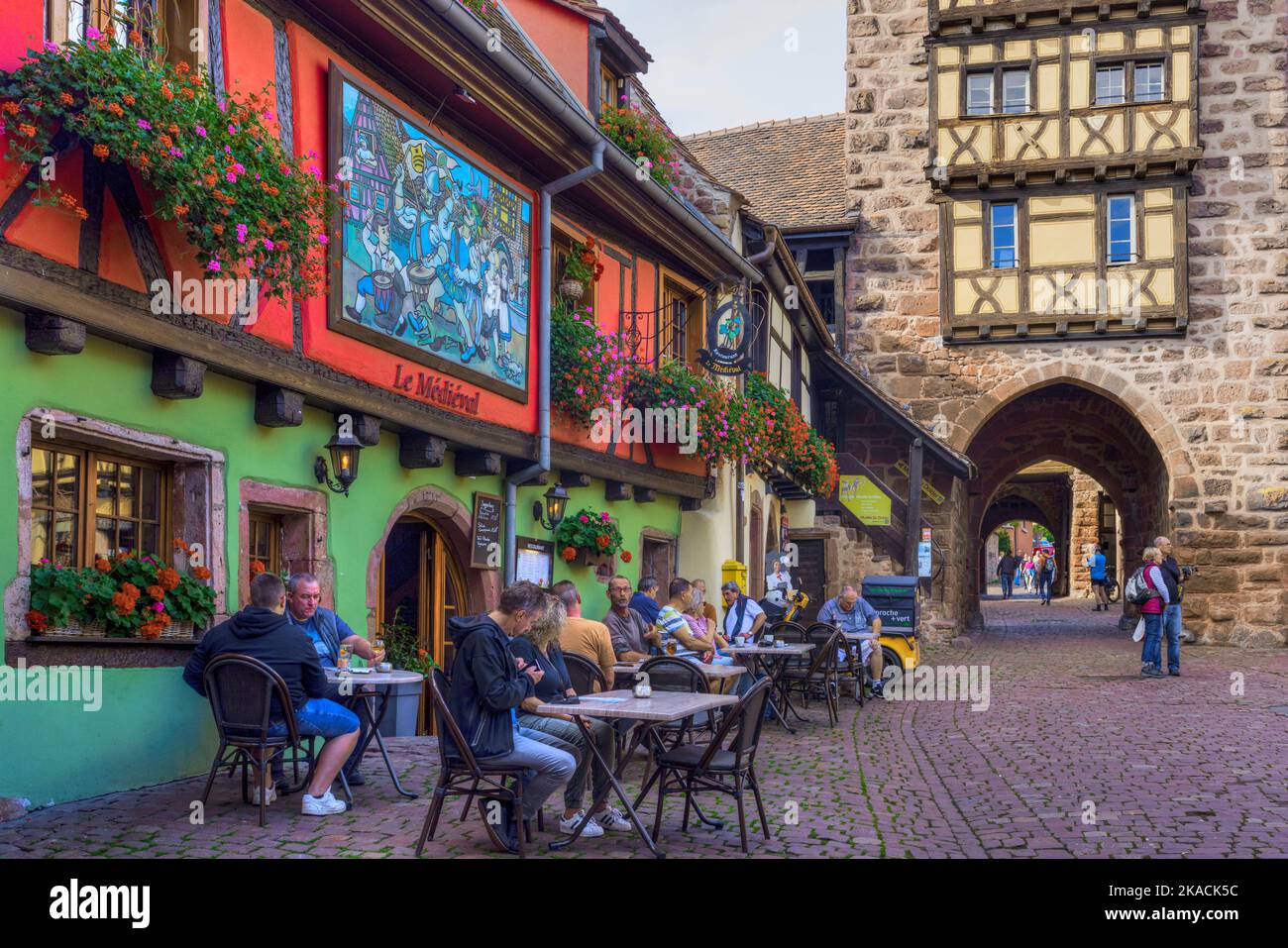 Riquewihr, Alsace, Haut-Rhin, Grand Est, France Stock Photo