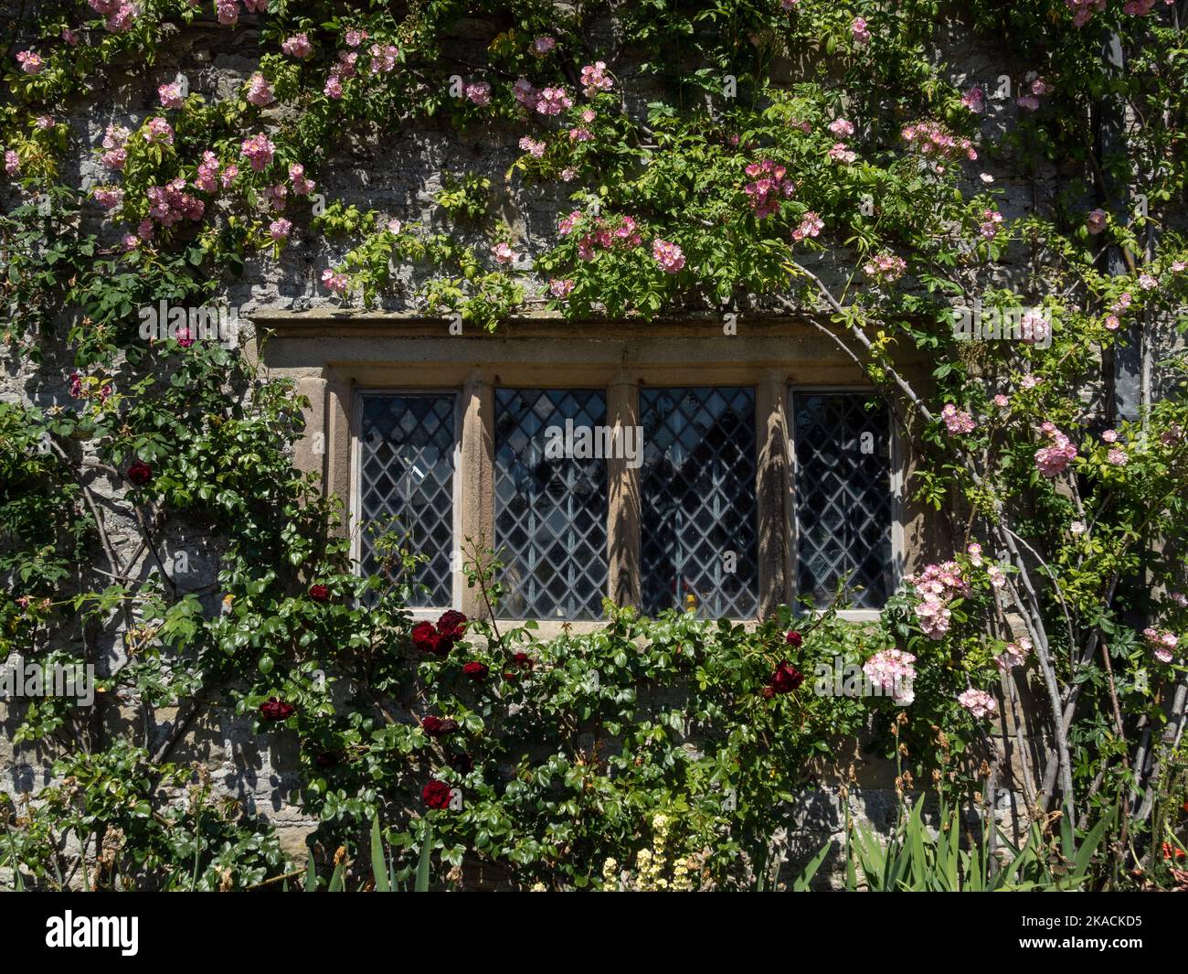 Haddon Hall, a medieval manor house dating from 11th century, Bakewell