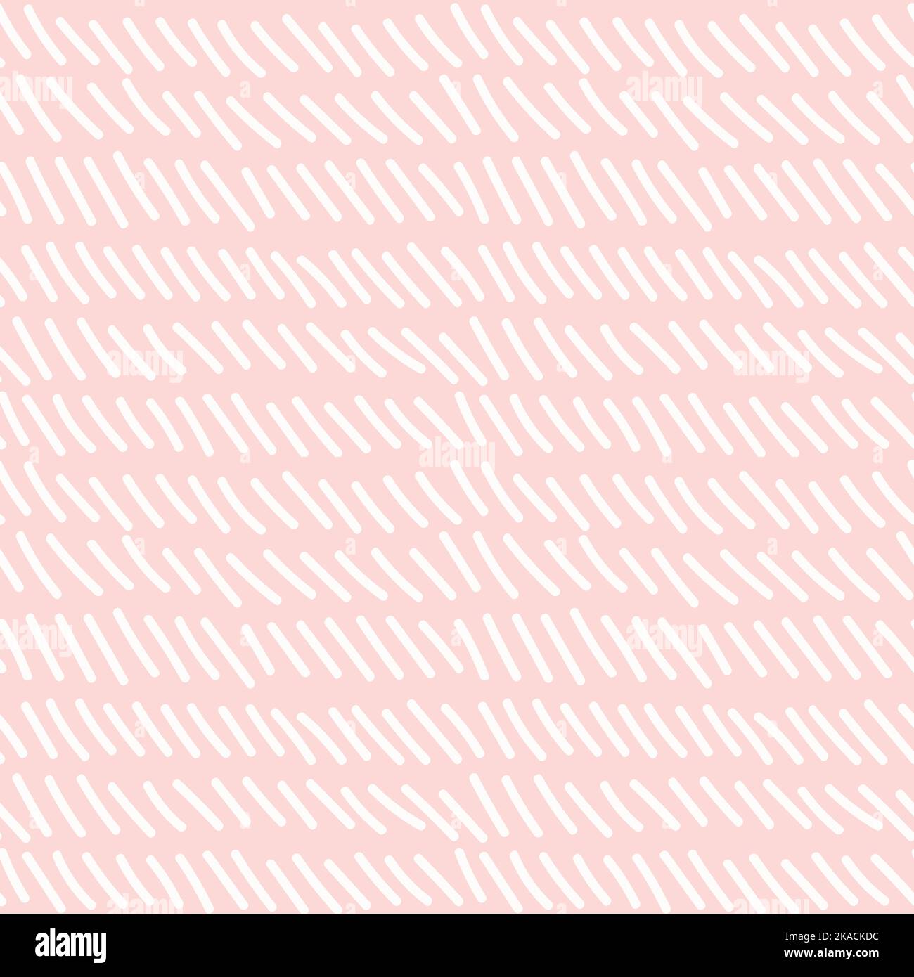 Hand drawn seamless pink dashed line texture, vector illustration Stock ...