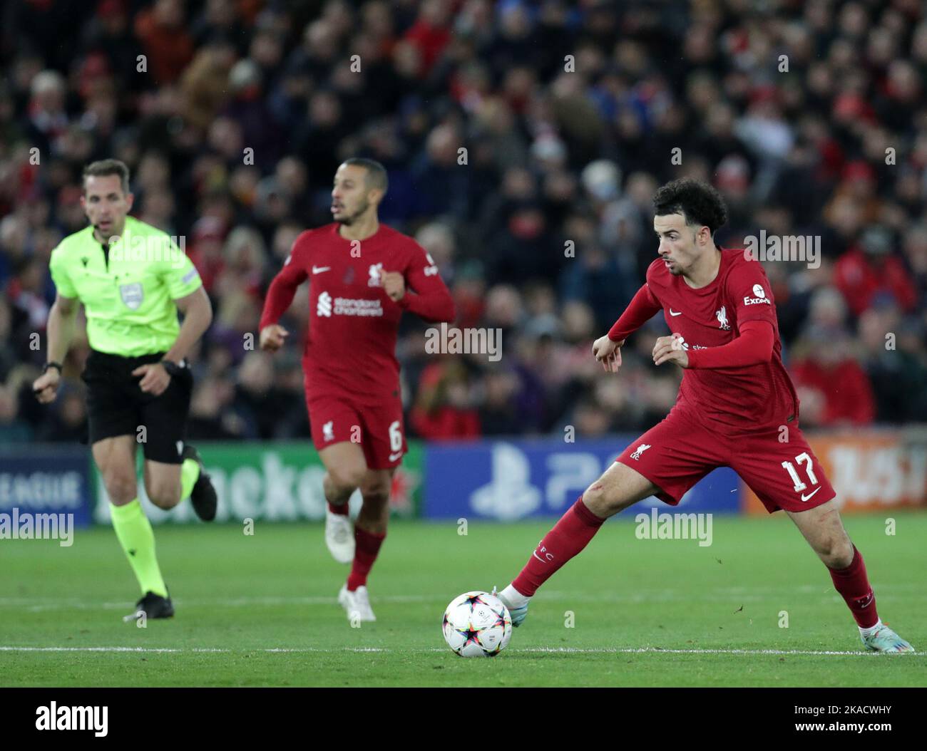 Liverpool November 1st November 2022, Anfield Stadium, Liverpool, England: Champions ...
