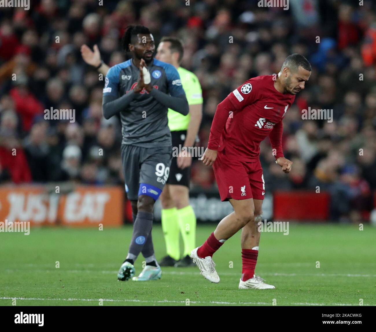 Liverpool November 1st November 2022, Anfield Stadium, Liverpool, England: Champions ...