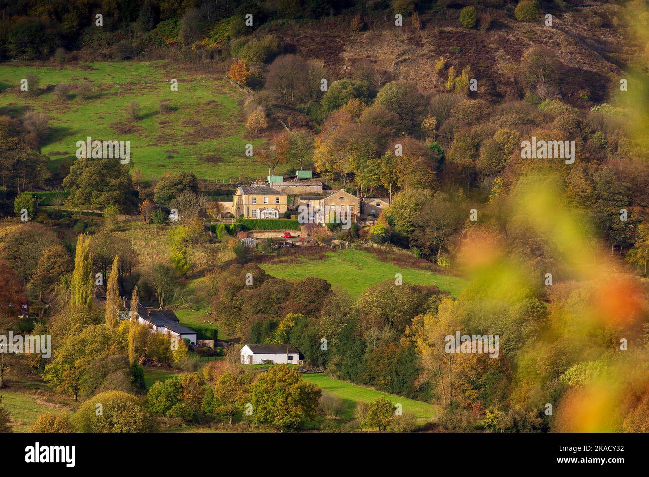 Shibden valley, Halifax, West Yorkshire, UK 2nd Nov, 2022 UK Weather