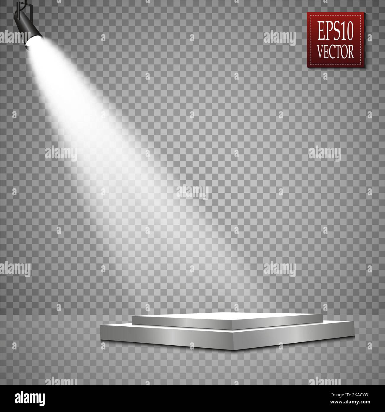 Vector Spotlights. Scene. Light Effects Stock Vector Image & Art - Alamy