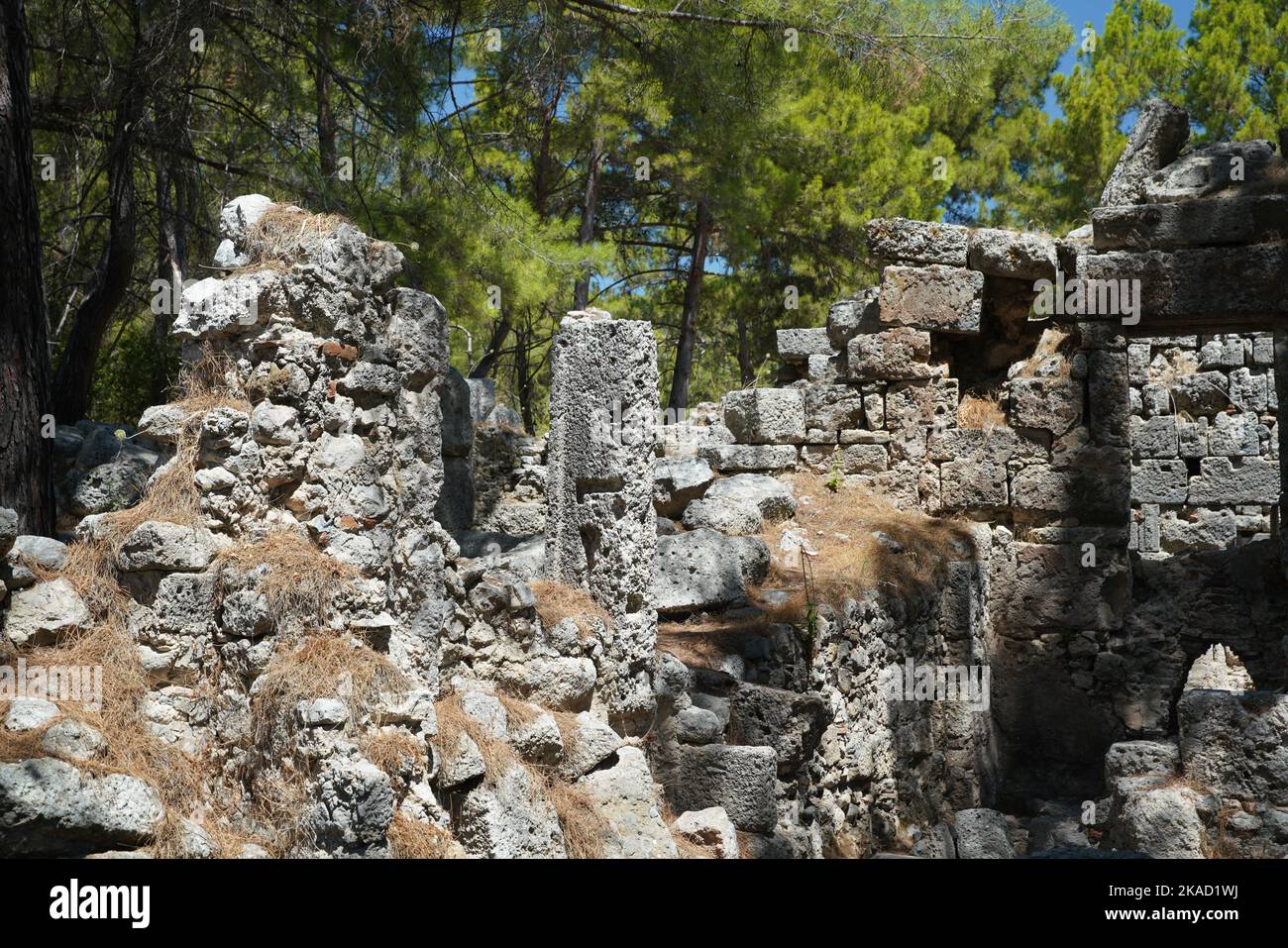Phaselis Ancient City in Kemer, Antalya City, Turkiye Stock Photo - Alamy