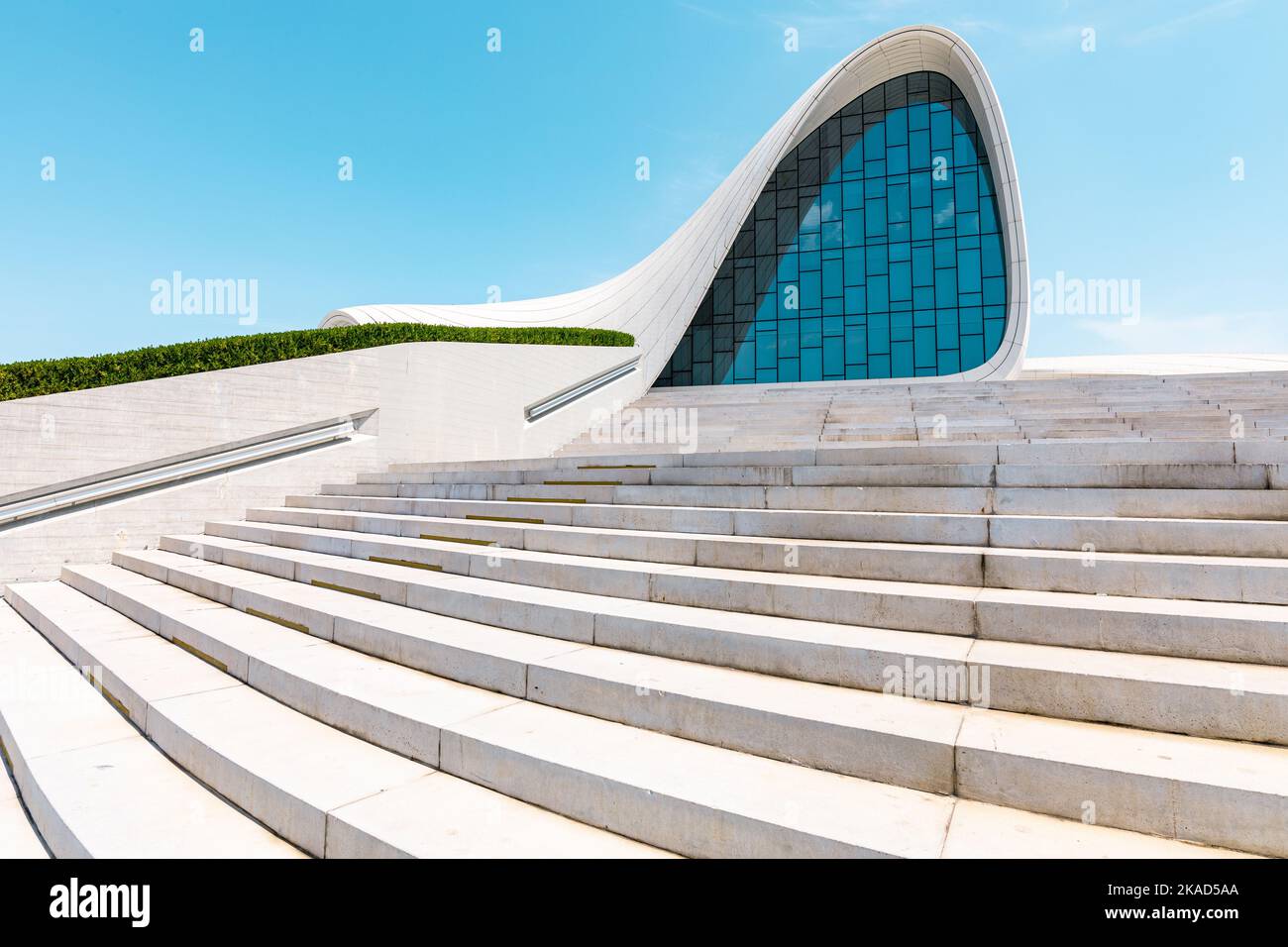 BAKU, AZERBAIJAN - JUNE 07, 2022: Heydar Aliyev Cultural Center in Baku