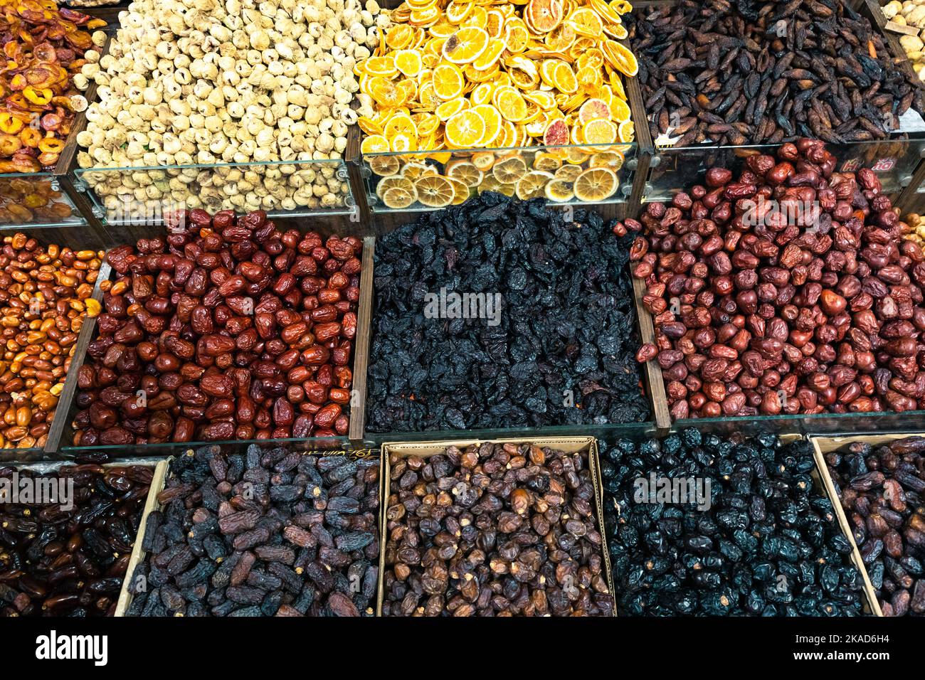 Eastern Bazaar. Nuts, Spices and Sweets. Traditional Azerbaijani ...