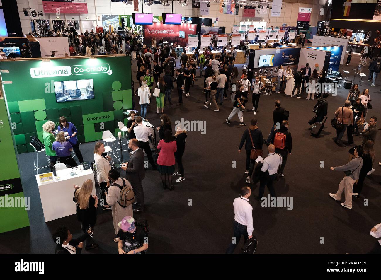 Lisbon, 11/02/2022 Day 02 of the Web Summit 2022 which is taking