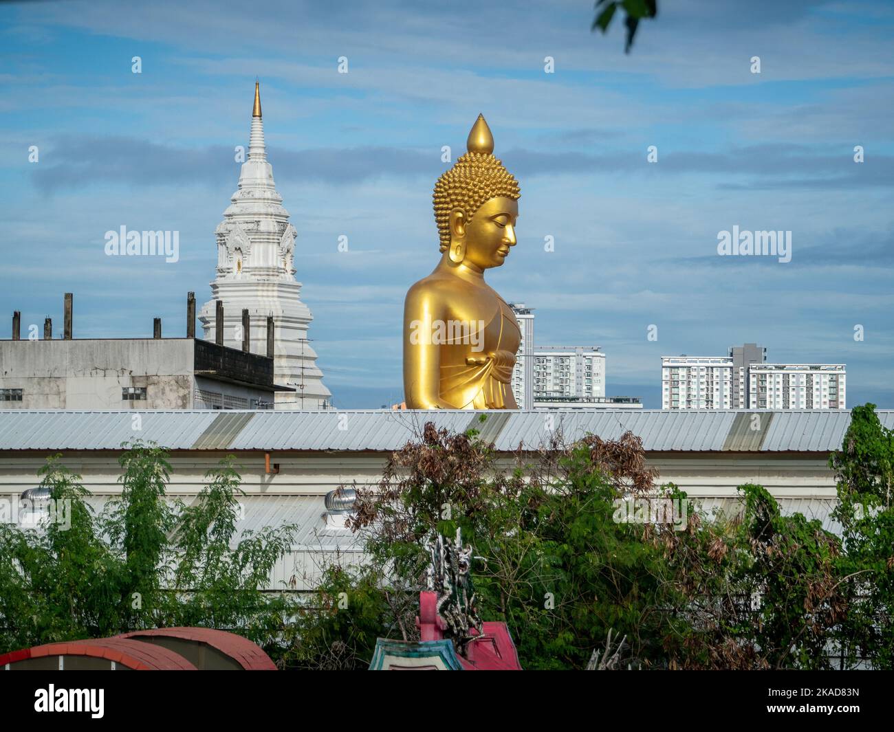 A selective of golden Buddha statue in Bangkok, Thailand Stock Photo ...