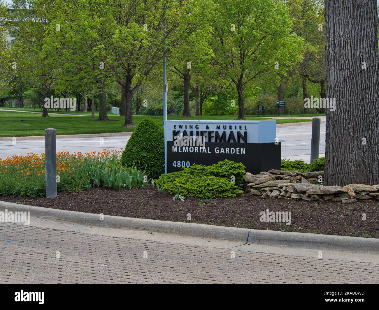 The Entrance at Ewing and Muriel Kauffman Memorial Gardens in Kansas