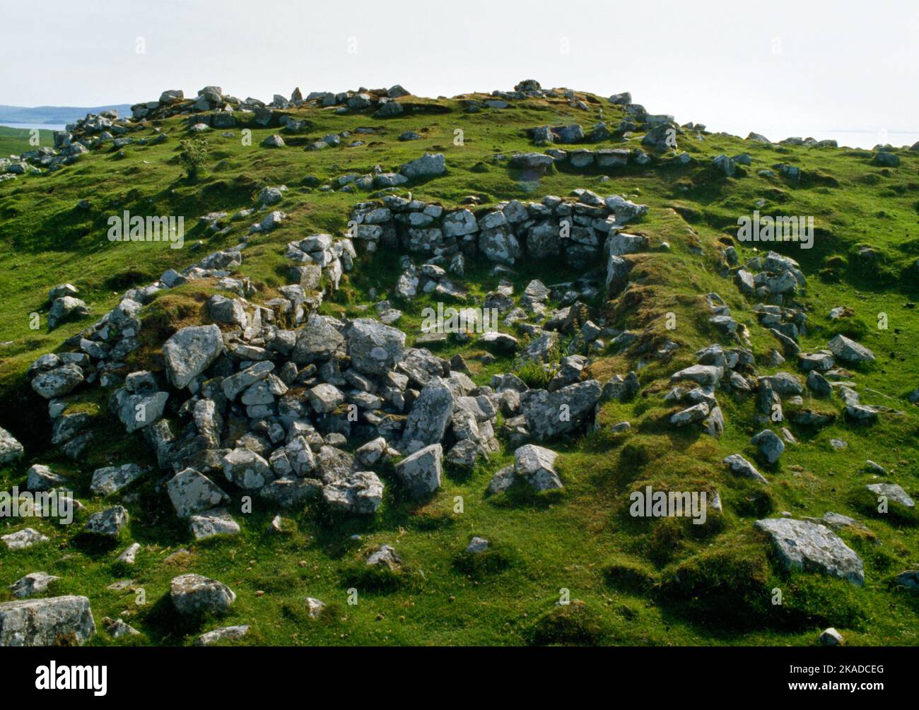 View SW of Dun Gearymore Iron Age broch, Isle of Skye, Scotland, UK ...
