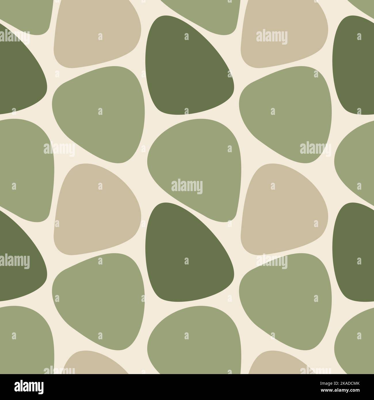 Graphic elements green and beige pattern Stock Vector