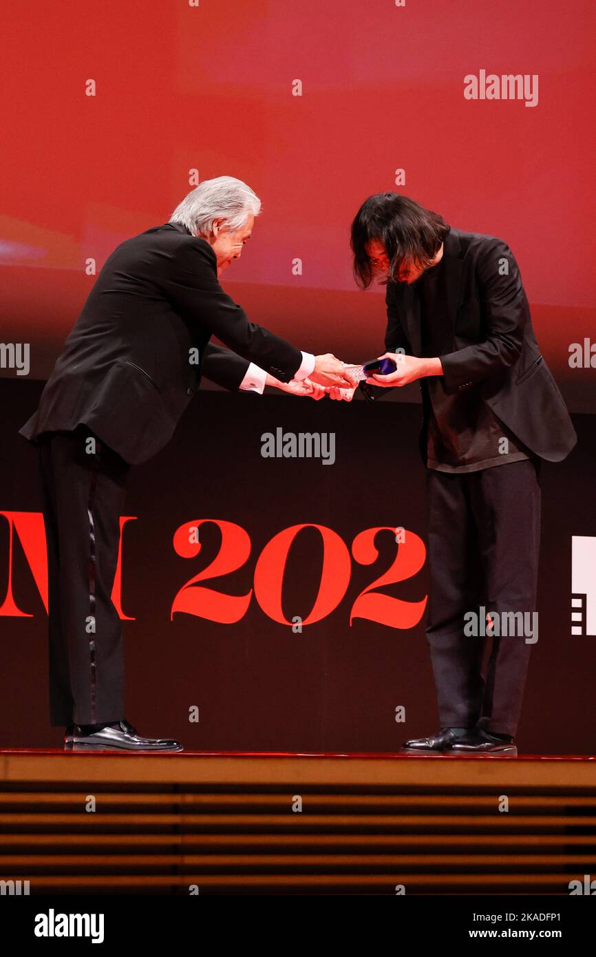 November 2, 2022, Tokyo, Japan: Rikiya Imaizumi (L) Director of the ...