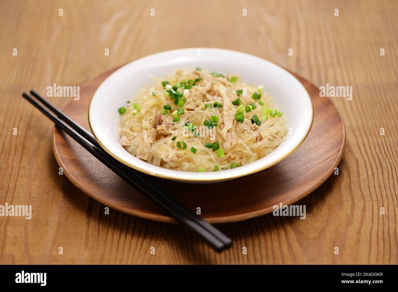 chicken long rice, Hawaiian food Stock Photo