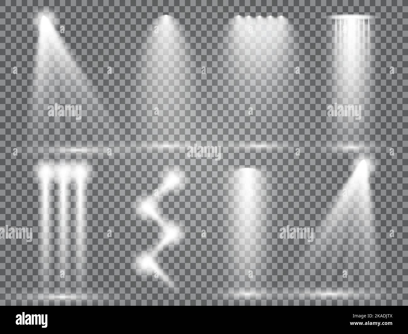 Vector Spotlights. Scene. Light Effects. Glow light effect Stock Vector ...