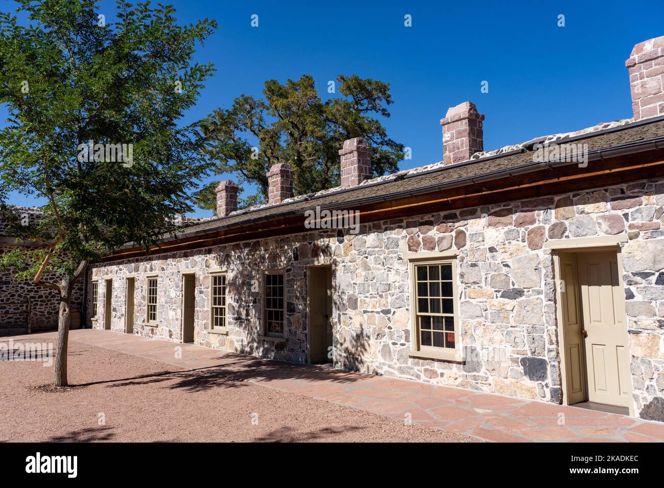 Living quarters inside the Cove Creek Ranch Fort, built in 1867, Cove