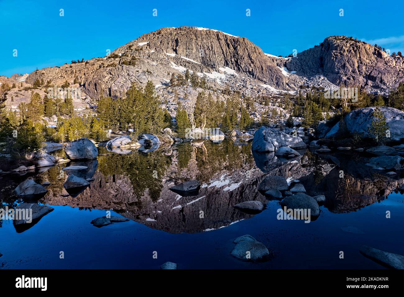 Thousand Island Lake scenery, Yosemite National Park, California, USA Stock Photo