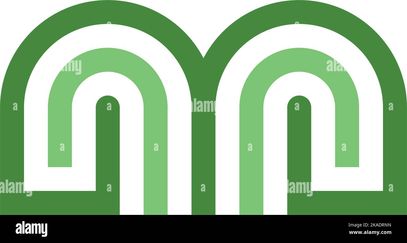 Initial Letter M Logo or MM Monogram Logo Design Vector 12267170