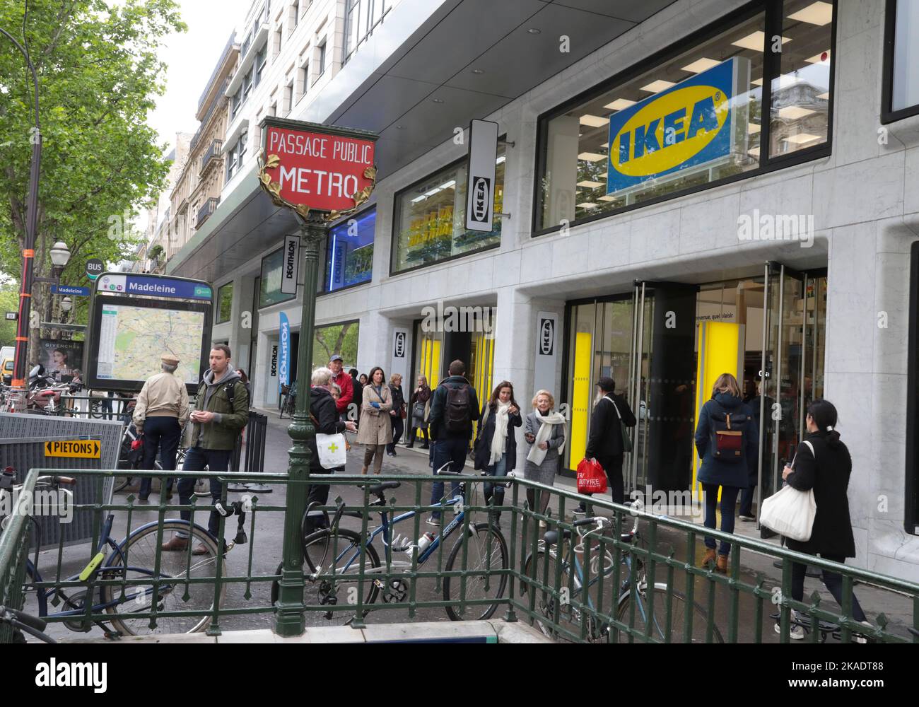 IKEA PARIS LA MADELEINE Stock Photo