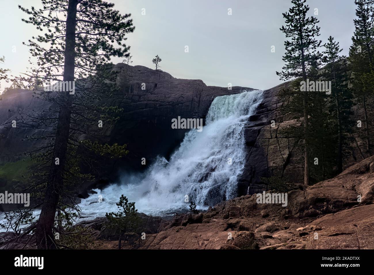 Tuolomne Falls, Tuolomne Meadows, Yosemite National Park, California, USA Stock Photo