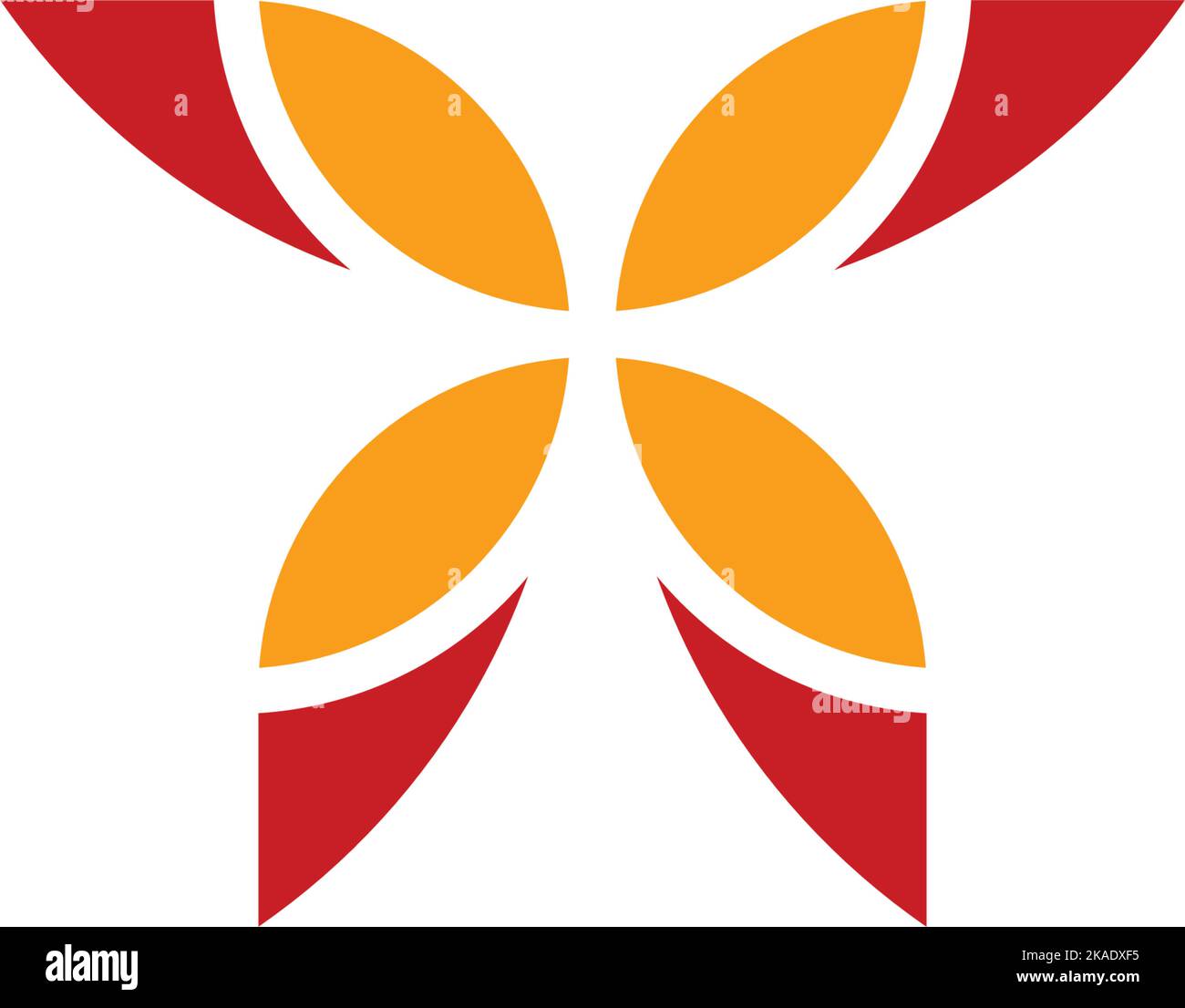 red yellow butterfly logo icon design Stock Vector Image & Art - Alamy