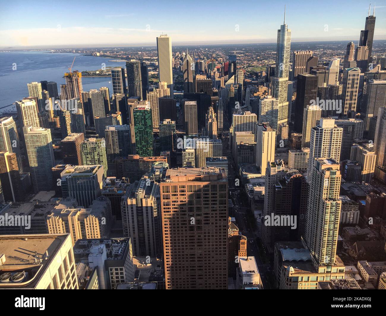 CHICAGO/ILLINOIS *** Local Caption *** Vue de la HANCOCK TOWER Stock Photo