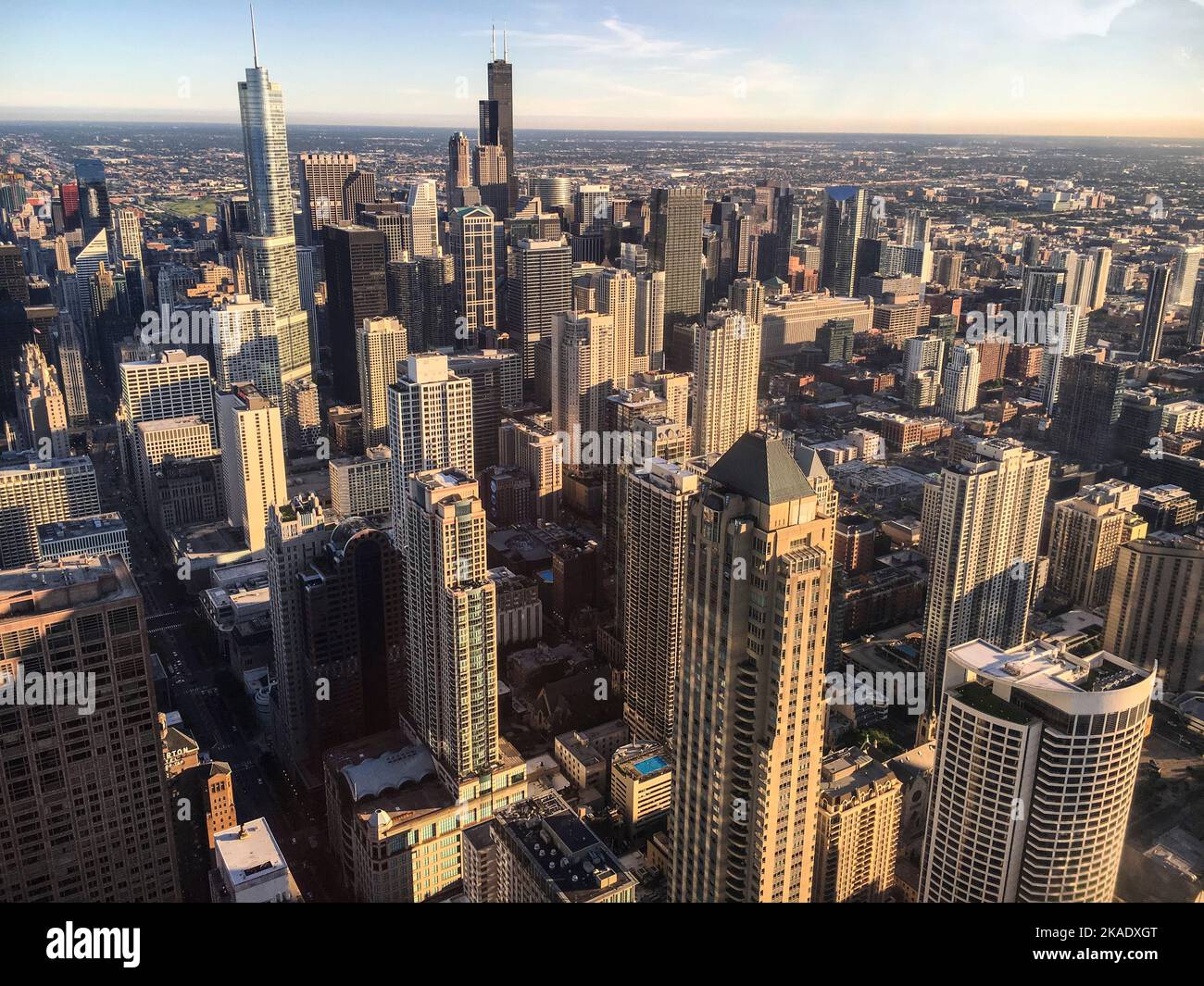 CHICAGO/ILLINOIS *** Local Caption *** Vue de la HANCOCK TOWER Stock Photo