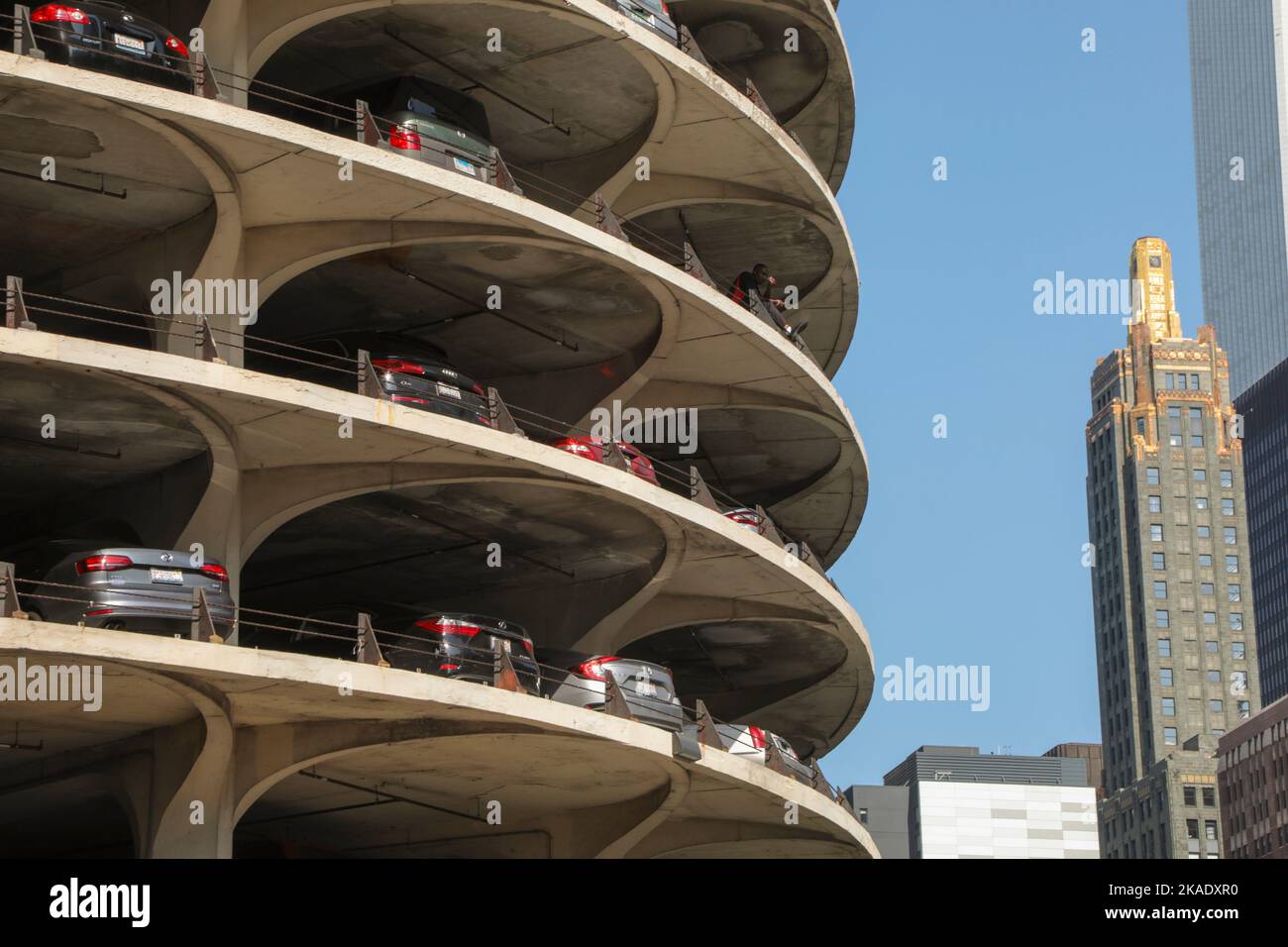 Chicago illinois marina city parking hi-res stock photography and images -  Alamy
