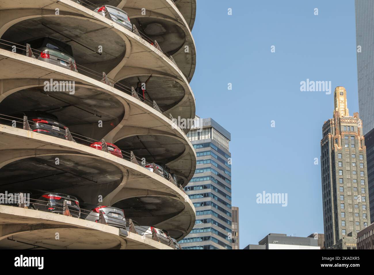 Parking garage marina city chicago hi-res stock photography and images -  Alamy