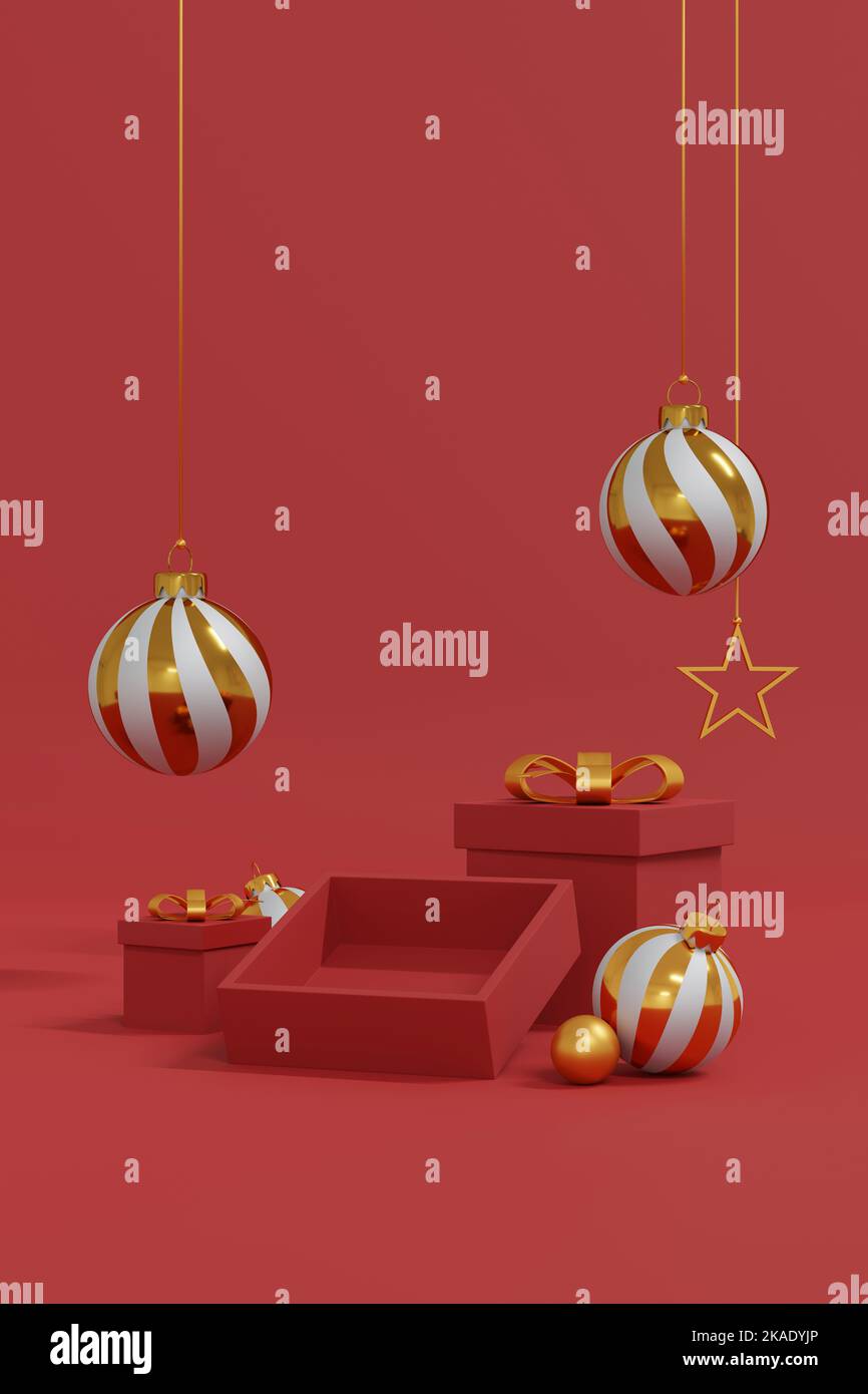 Merry Christmas And Happy New Year Greeting Card Dsign. Christmas ...