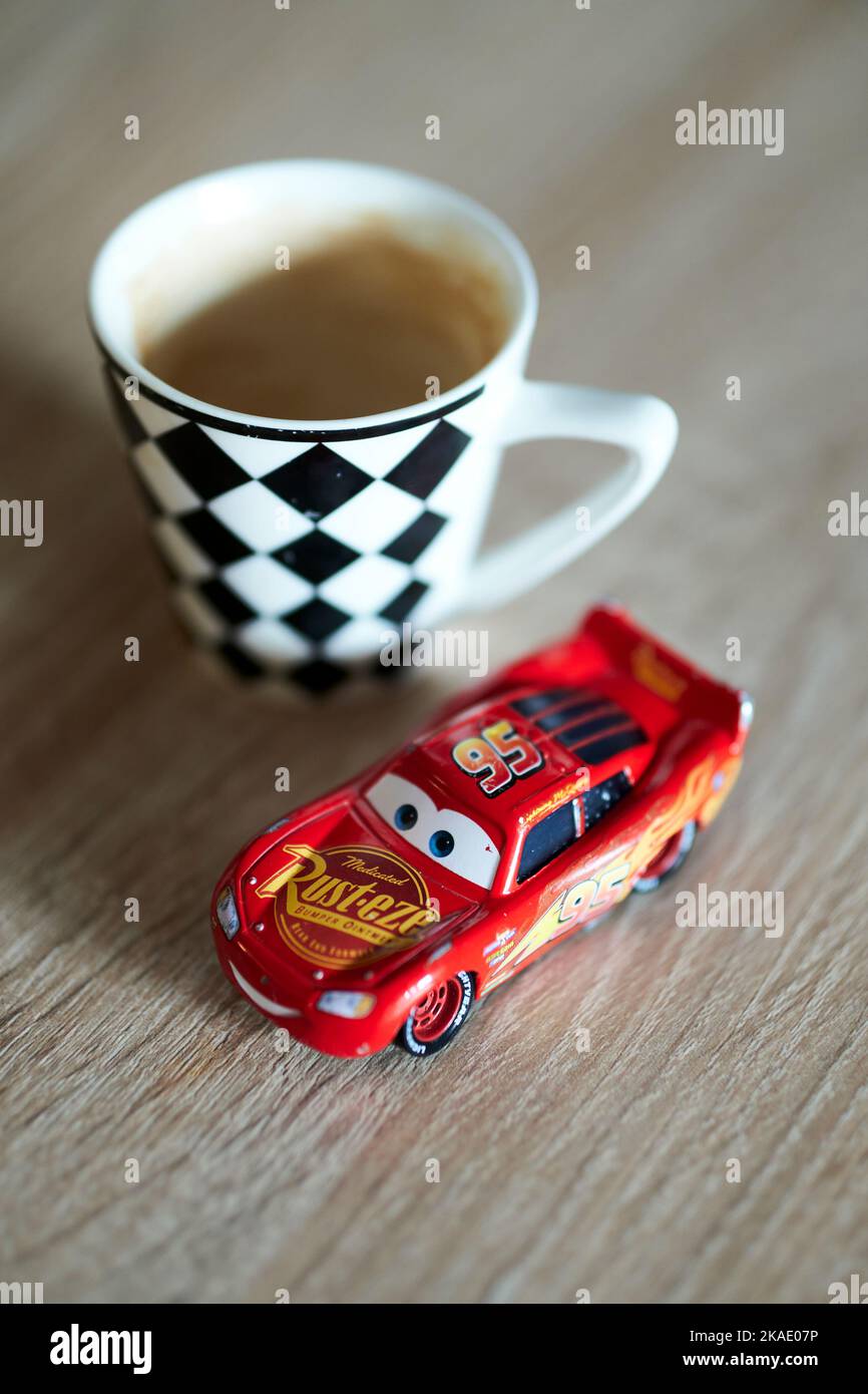 Lightning mcqueen car table sales