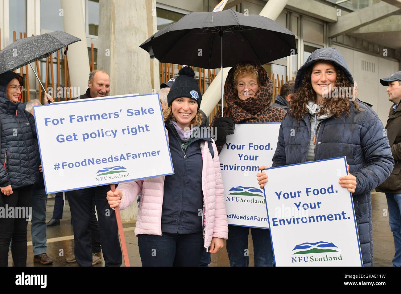 Edinburgh Scotland, UK 02 November 2022. A NFU Scotland Rally takes ...