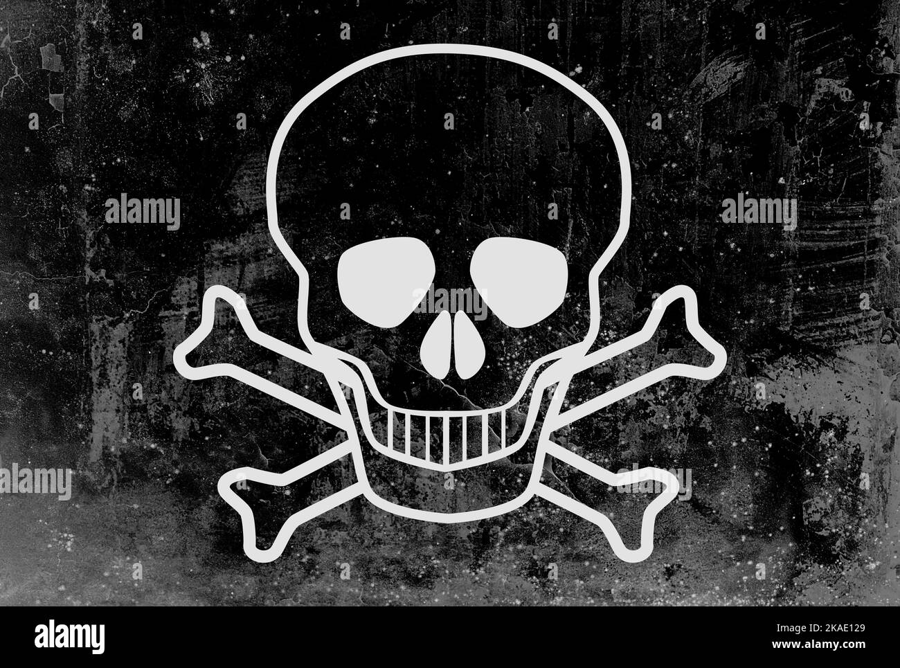 A Skull And Crossbones Black And White Pirate Flag Stock Illustration -  Download Image Now - Pirate Flag, Pirate - Criminal, Flag - iStock