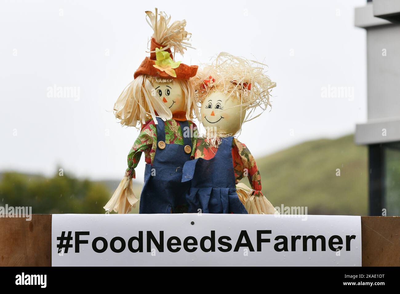 Edinburgh Scotland, UK 02 November 2022. A NFU Scotland Rally takes ...