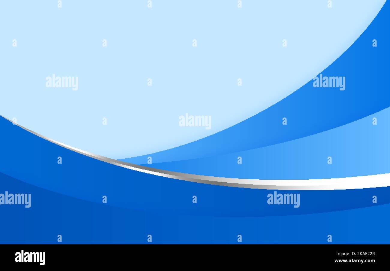 A blue background with wavy patterns with copyspace Stock Vector Image ...
