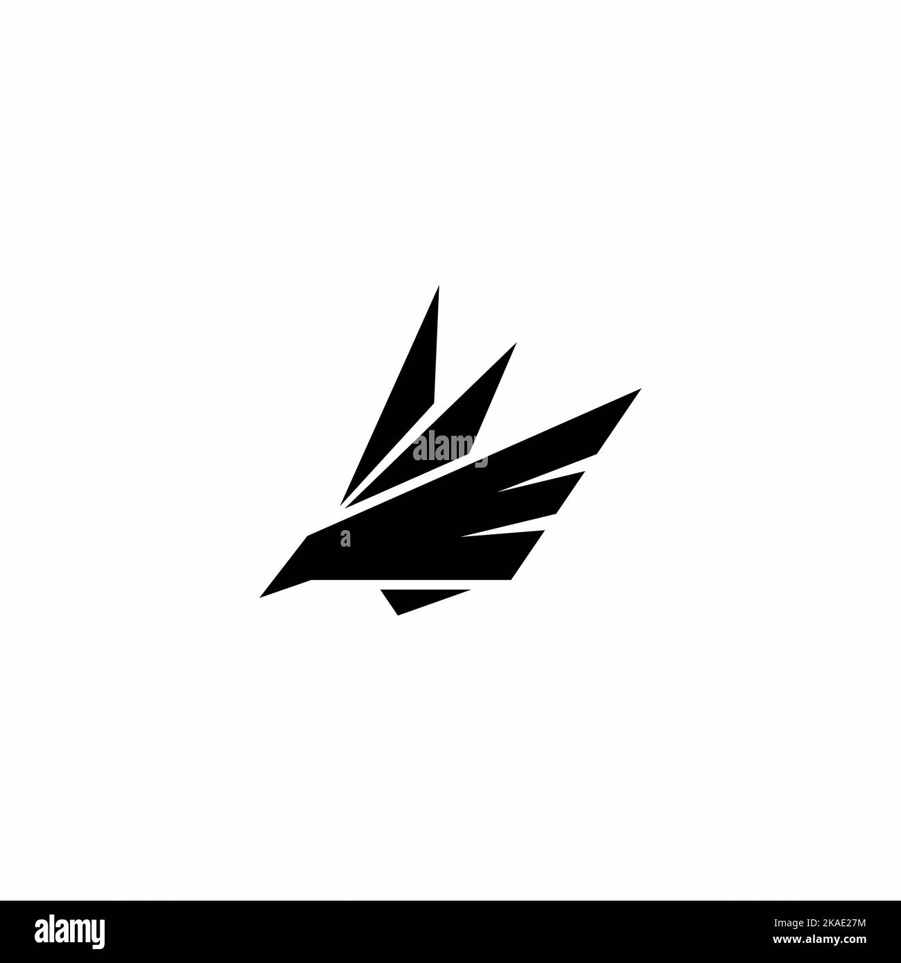 abstract flying eagle logo de Stock Vector Image & Art - Alamy