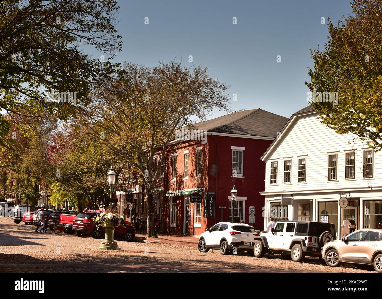 Main Street, Nantucket Island, Cape Cod, USA Stock Photo Alamy