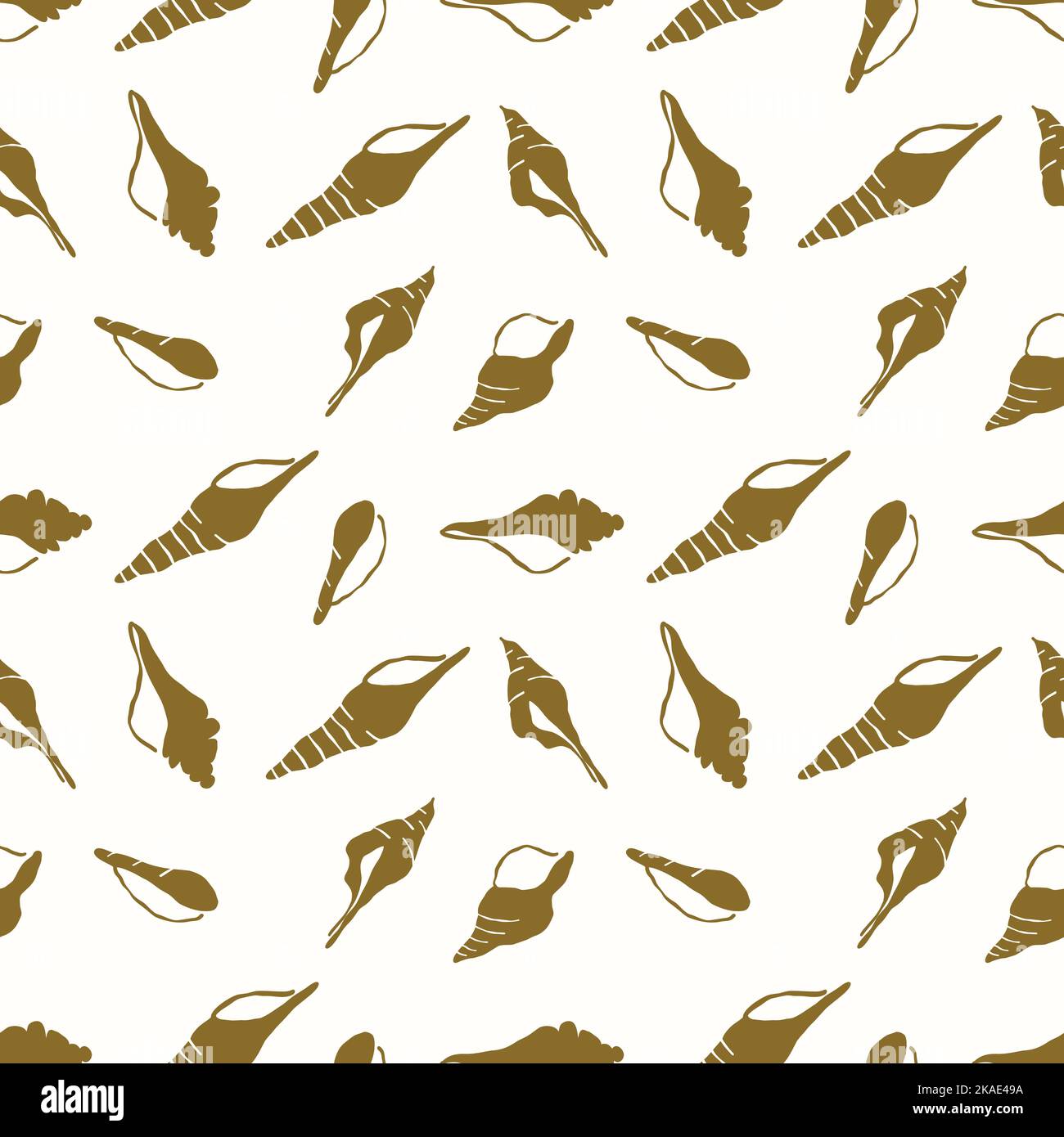 Seamless patterns of underwater collection hand drawn illustration ...