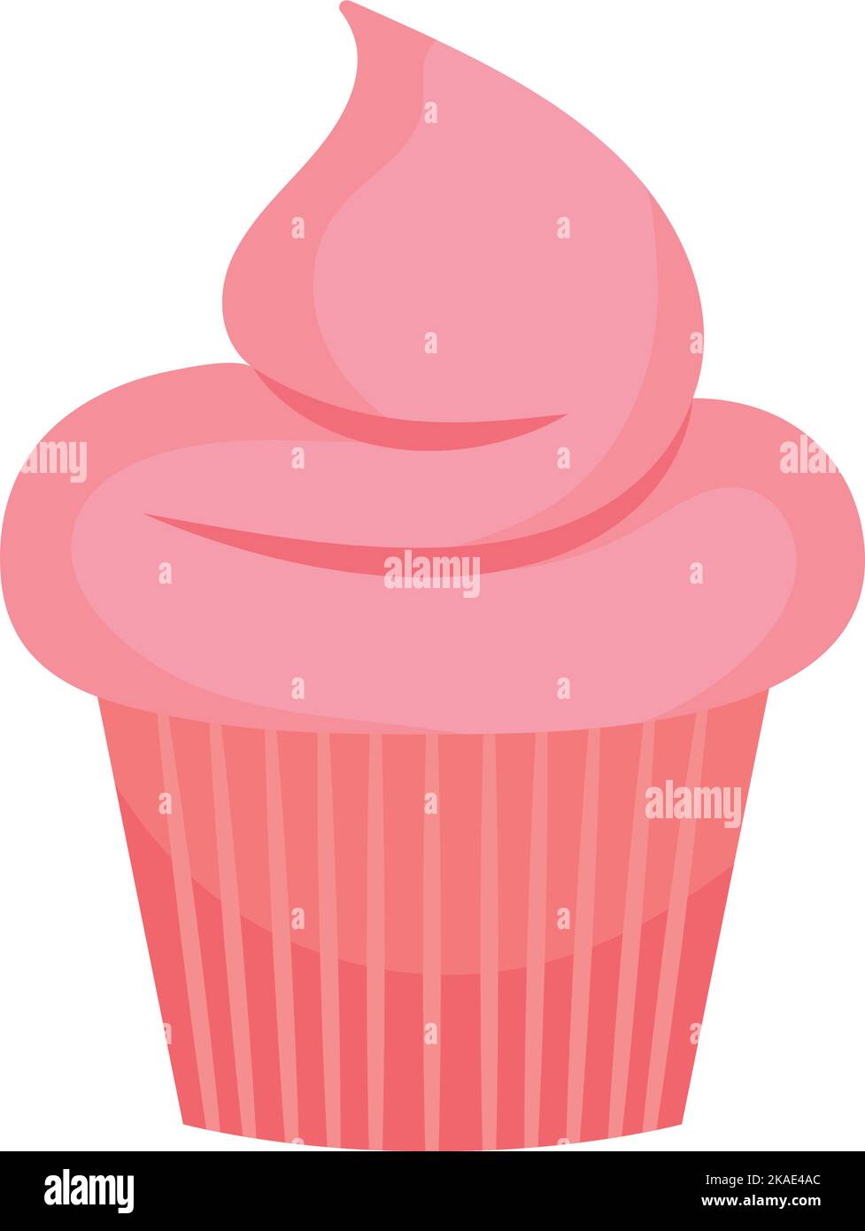 pink cupcake icon Stock Vector Image & Art - Alamy