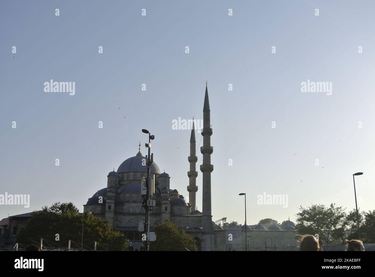 A landscape view of Hagia Sophia temple in Istanbul, Turkey, under the ...