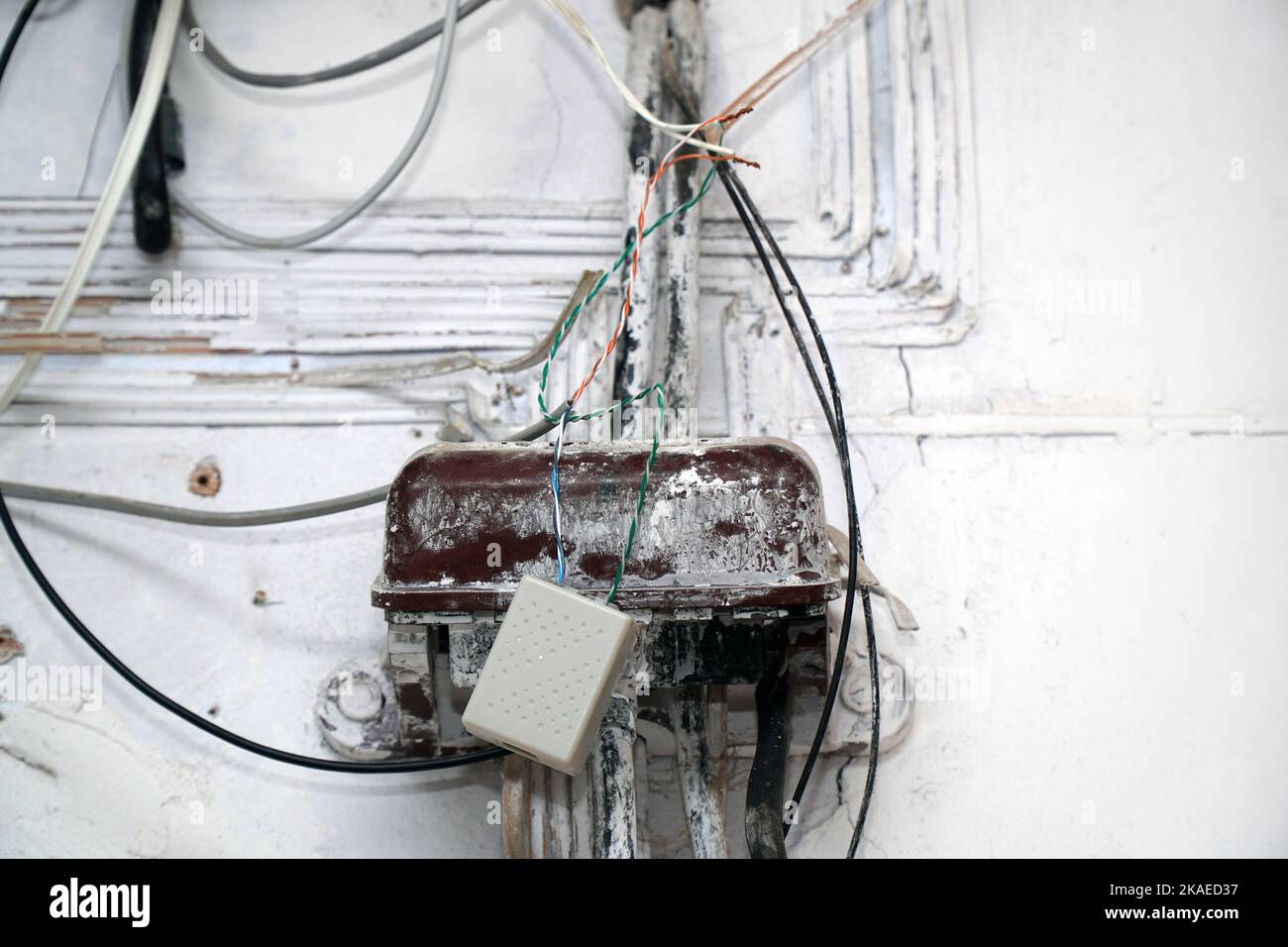 Old telephone junction box hires stock photography and images Alamy