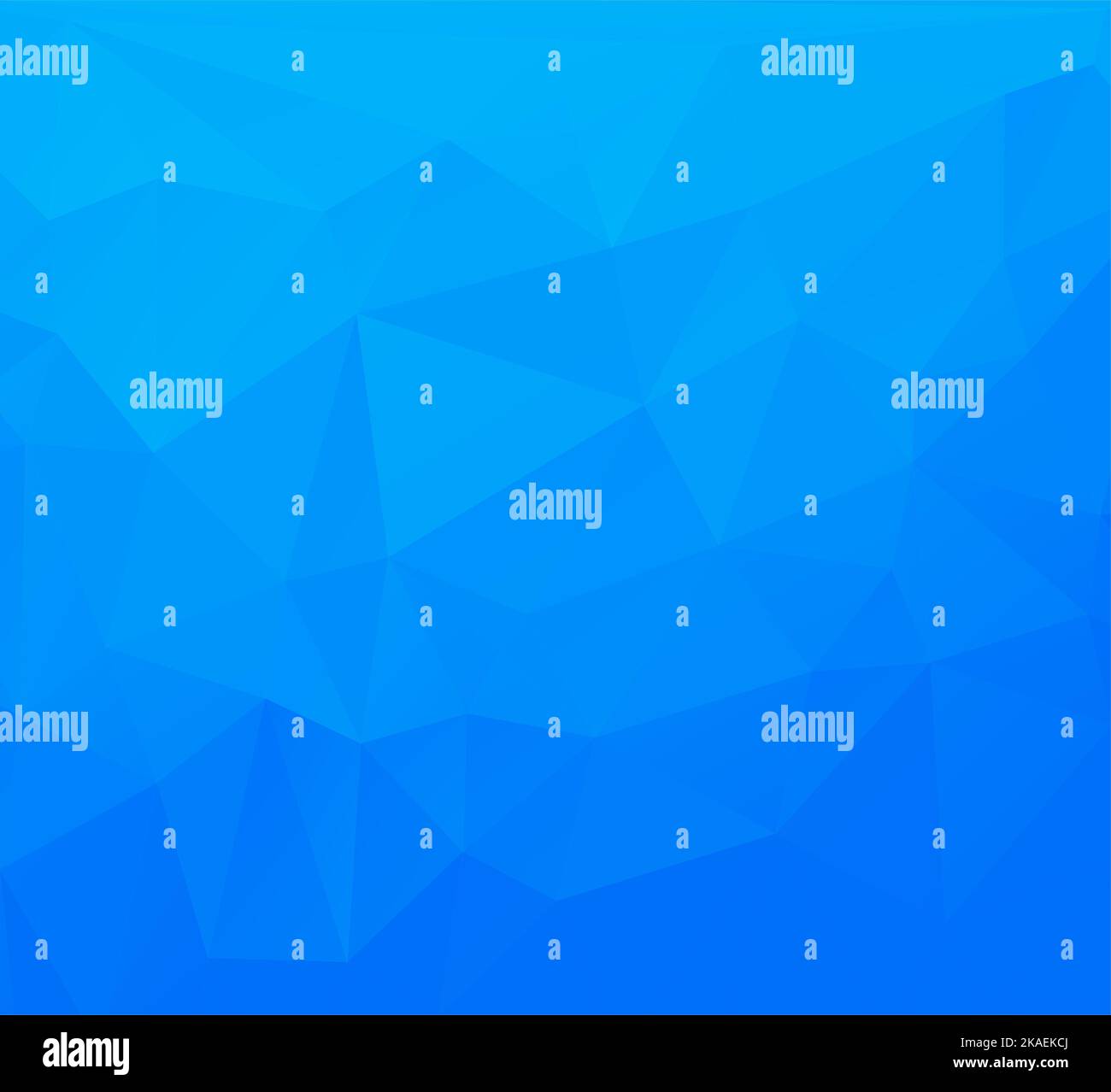 Abstract geometric style blue background of triangular polygons. Vector ...