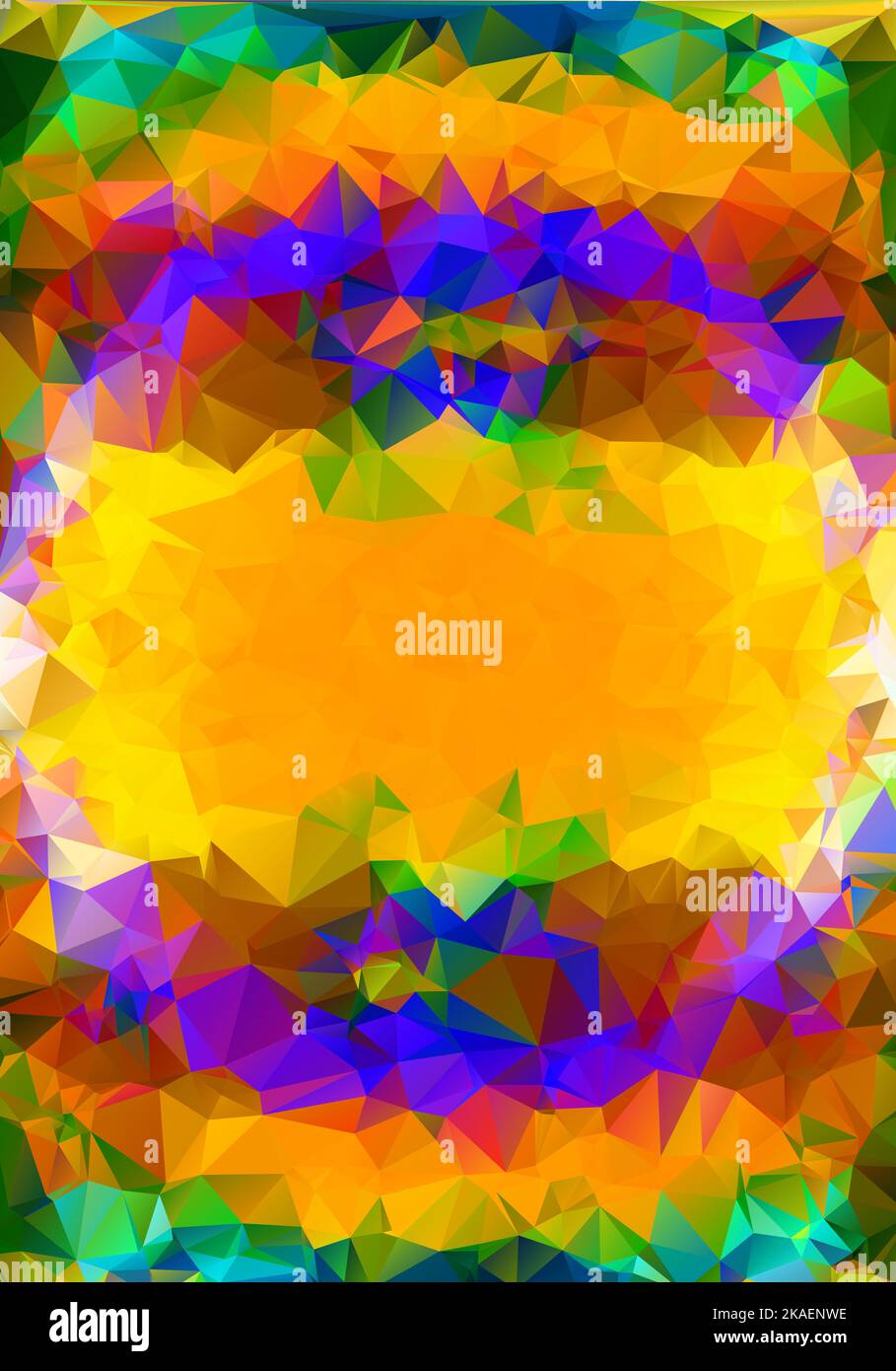 Abstract geometric background of triangular polygons. Vector ...