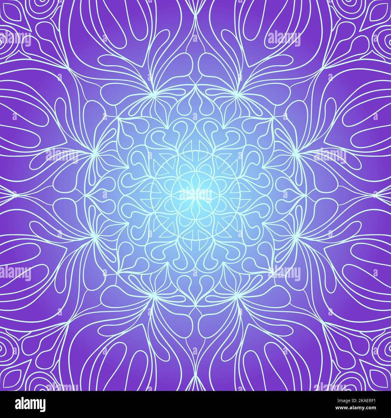 Abstract colorful decorative background with lacy mandala Stock Photo ...