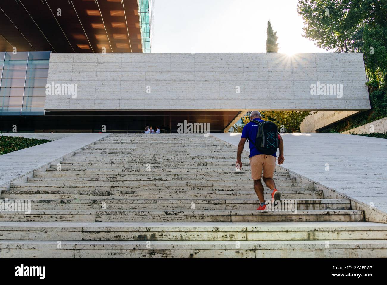 Madrid, Spain September 24, 2022 Castelar Building designed by