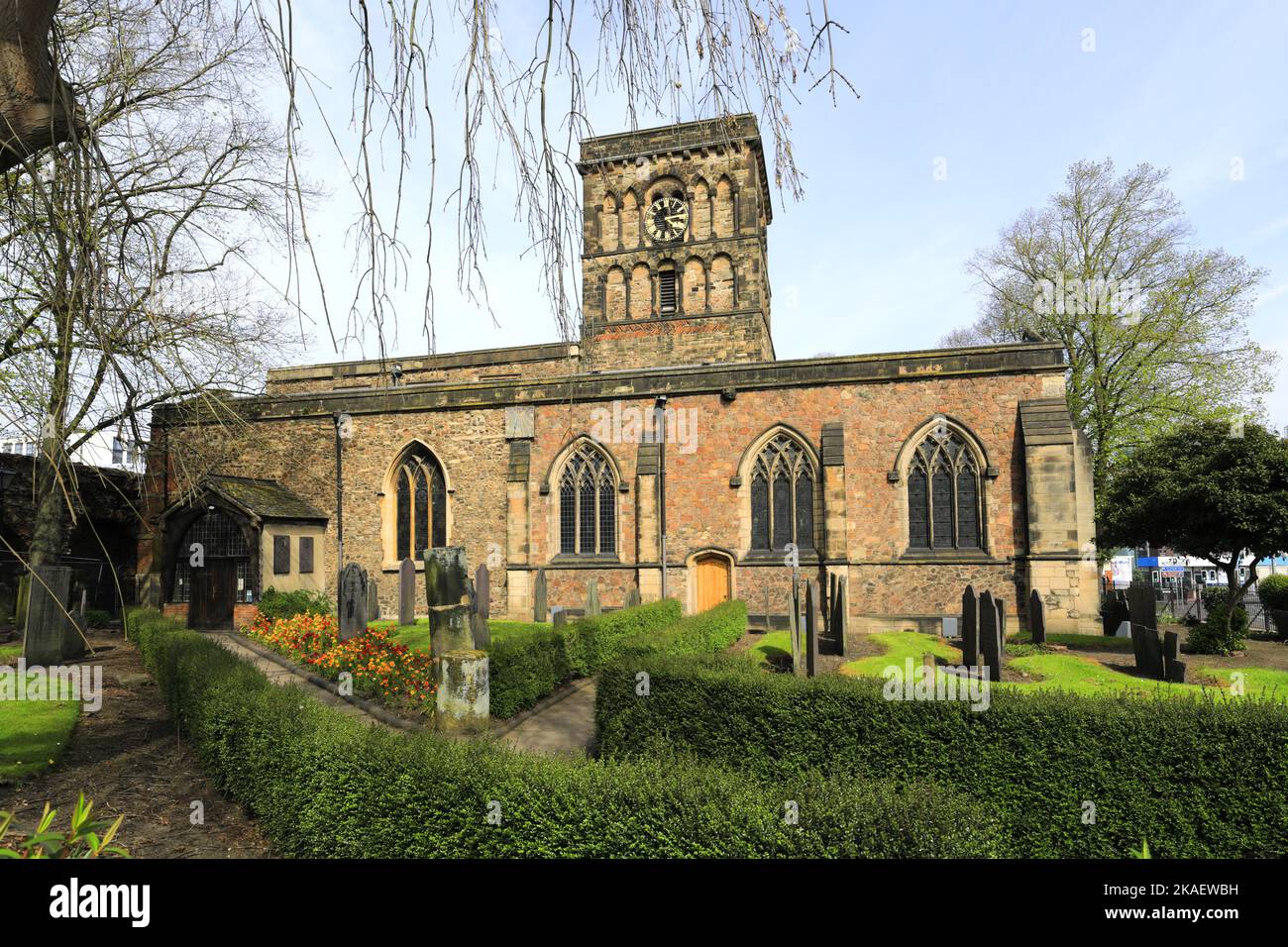 St Nicholas Church, Leicester City, Leicestershire, England; UK Stock Photo