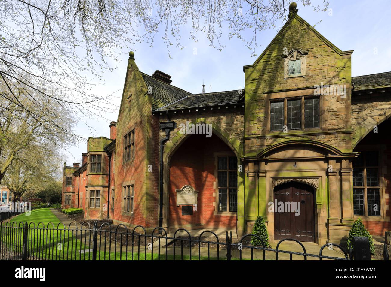 The old Trinity Hospital building, Leicester City; Leicestershire; England Stock Photo