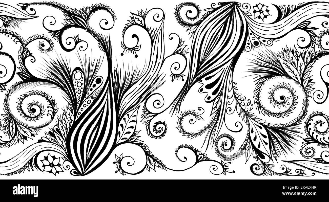 Card border seamless graphic Black and White Stock Photos & Images - Alamy