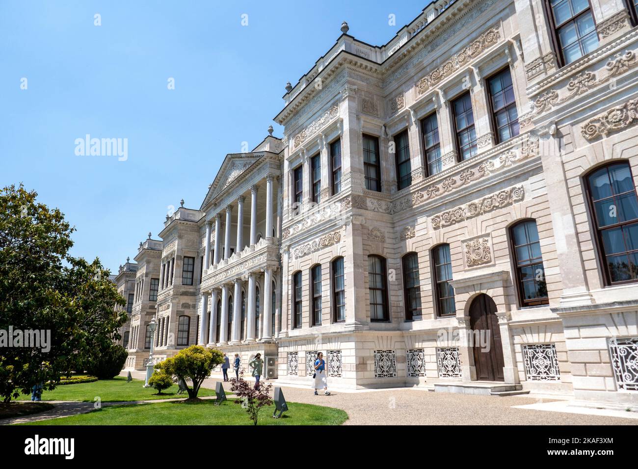 ISTANBUL, TURKEY - May 25, 2022: It is the National Museum of Palace Painting in the Dolmabahce Palace Complex. This section hosts paintings of Istanb Stock Photo